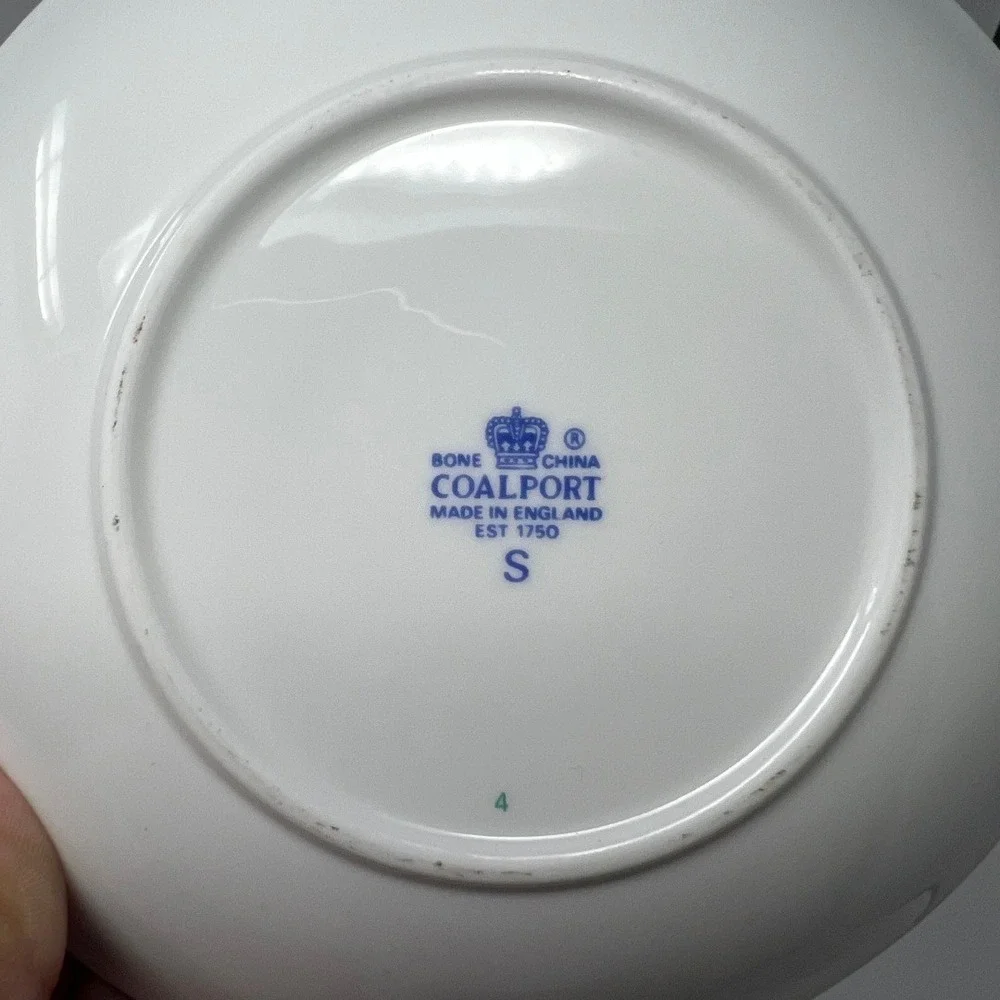 Coalport Hunting Scene Bone China Saucer Pair England Fox Hunt Vintage Wedgwood‎